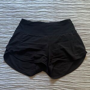 Lululemon Speed Up High-Rise Short 4" *Long- Size 4- Black